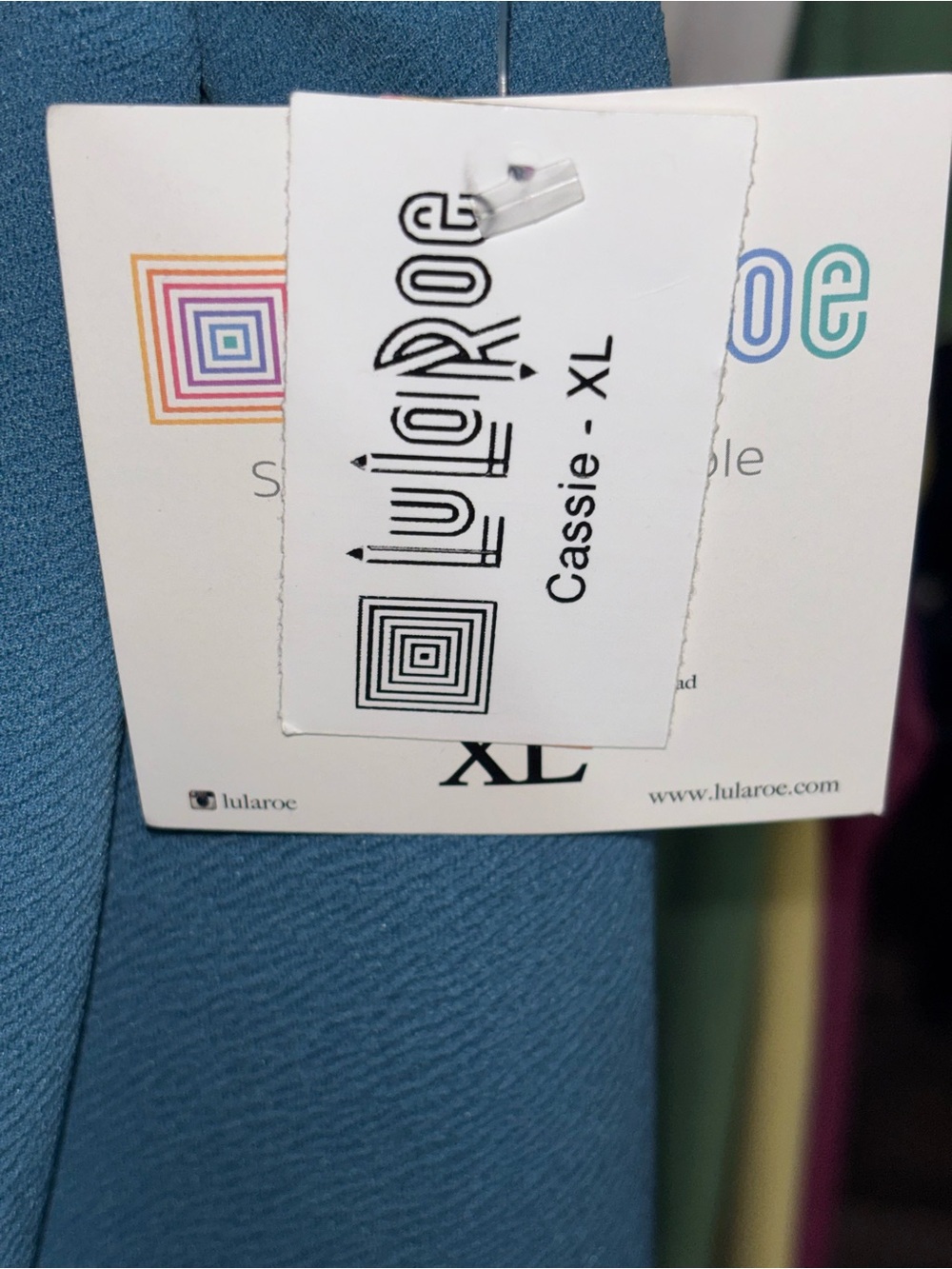 LULAROE Cassie Colorblock Pencil Skirt - Picture 7 of 7